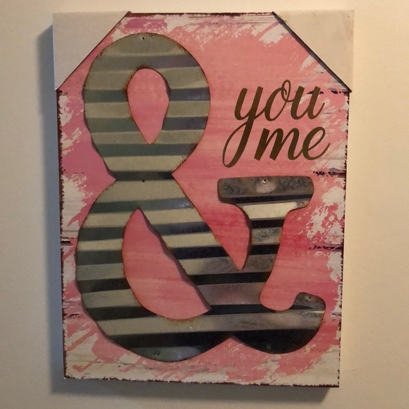 “You & Me” Wall Decor - Picture 1 of 5